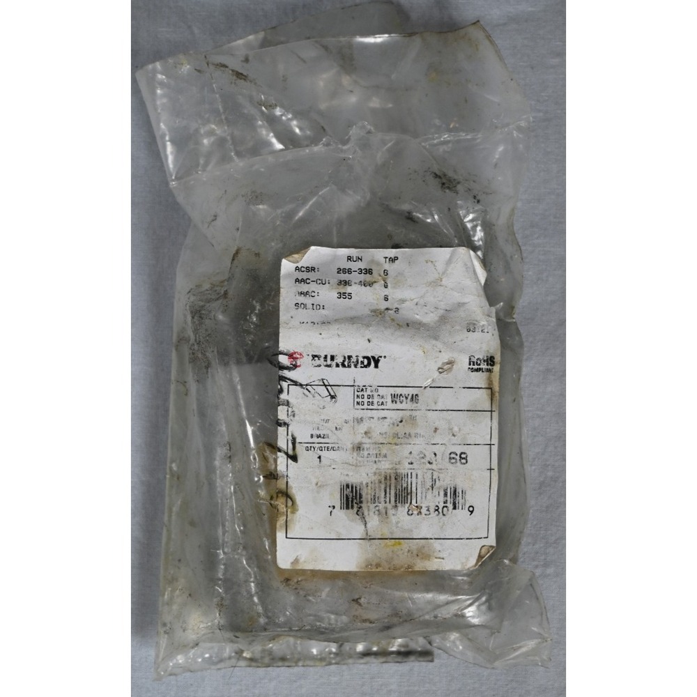 NEW Old Stock Burndy WCY48 WEJTAP Wedge Connector Sealed Package